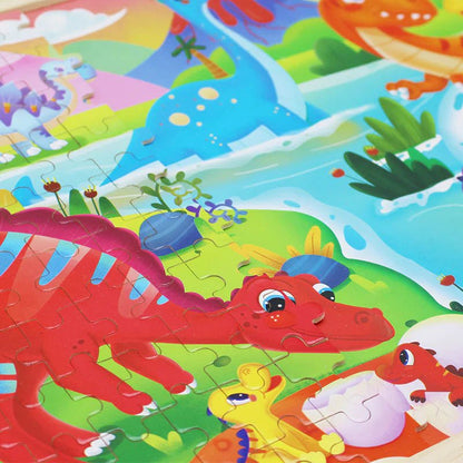 2 in 1 Sketchpad & Puzzle Wooden Board