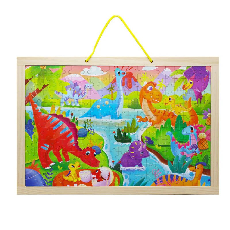 2 in 1 Sketchpad & Puzzle Wooden Board