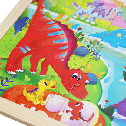 2 in 1 Sketchpad & Puzzle Wooden Board