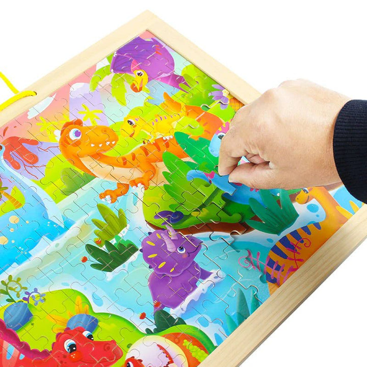 2 in 1 Sketchpad & Puzzle Wooden Board