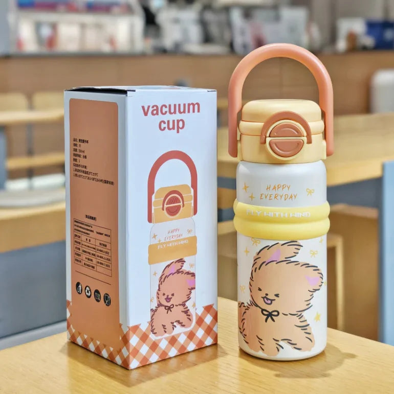 Kids Stainless Steel Water Bottle with Straw | Leak-Proof Insulated Bottle