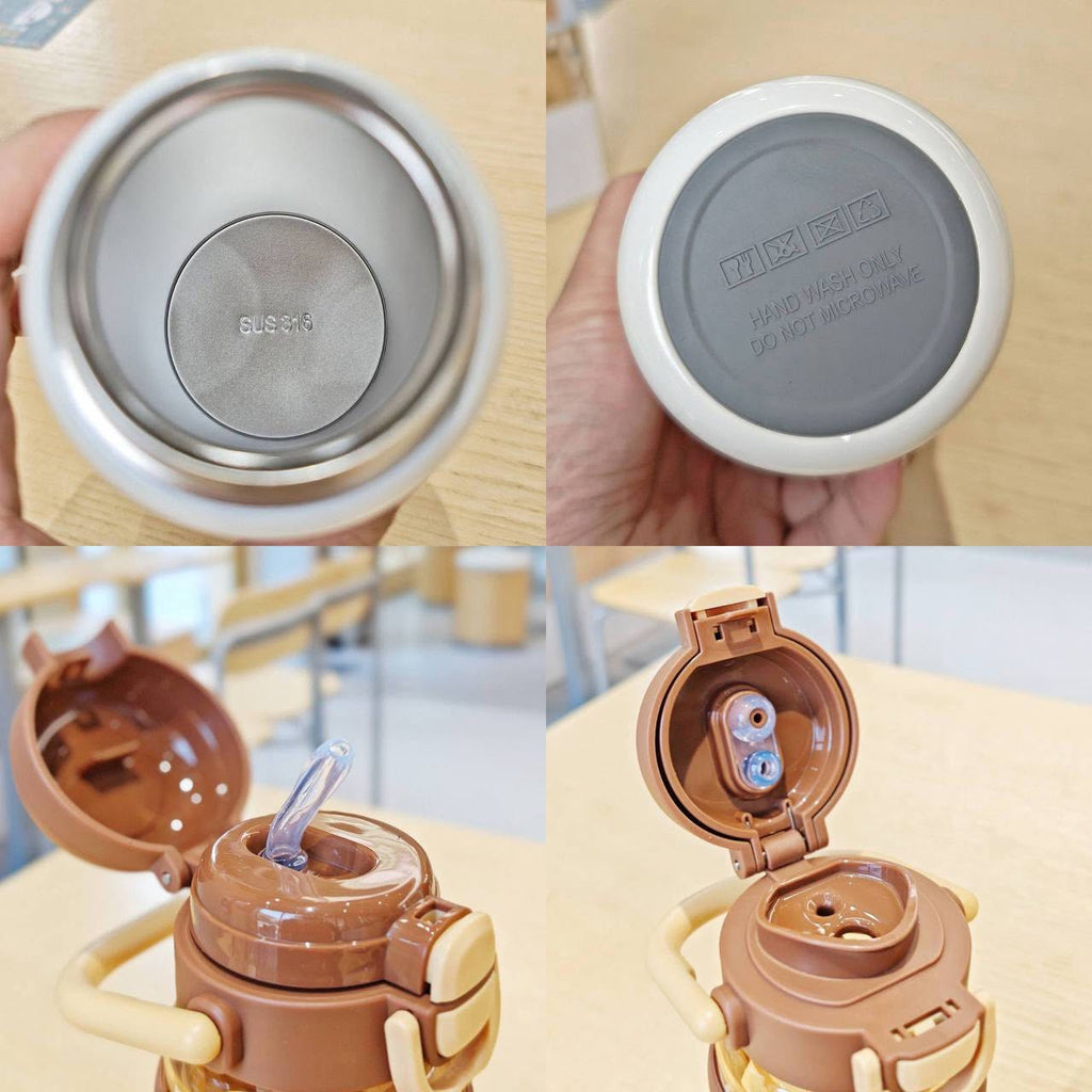 Kids Stainless Steel Water Bottle with Straw | Leak-Proof Insulated Bottle