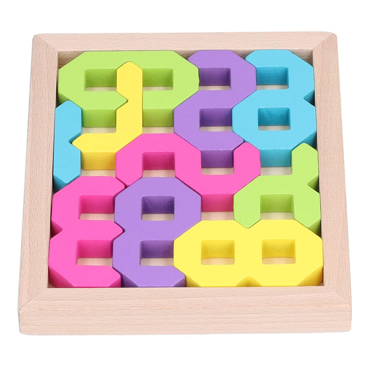 Wooden Numeral Mind Sharpening Puzzle For Kids