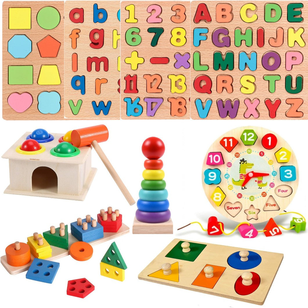 Wooden Montessori Starter Bundles – Perfect for Early Childhood Play