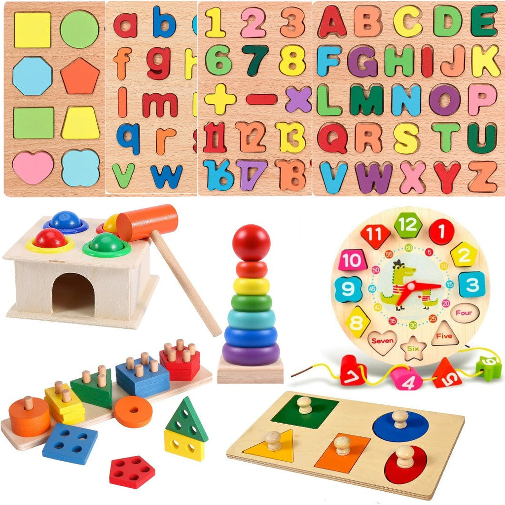 Wooden Montessori Starter Bundles – Perfect for Early Childhood Play