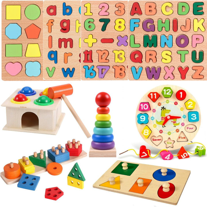 Wooden Montessori Starter Bundles – Perfect for Early Childhood Play