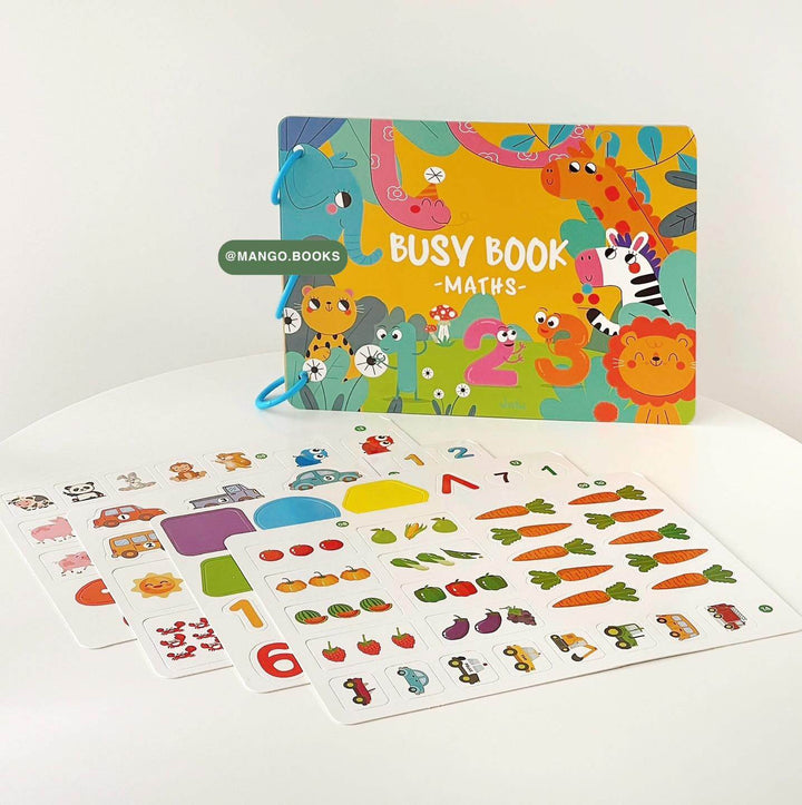 Montessori Busy Book for Kids | Preschool Educational Activity Book (Preschool | Math | Bundle)