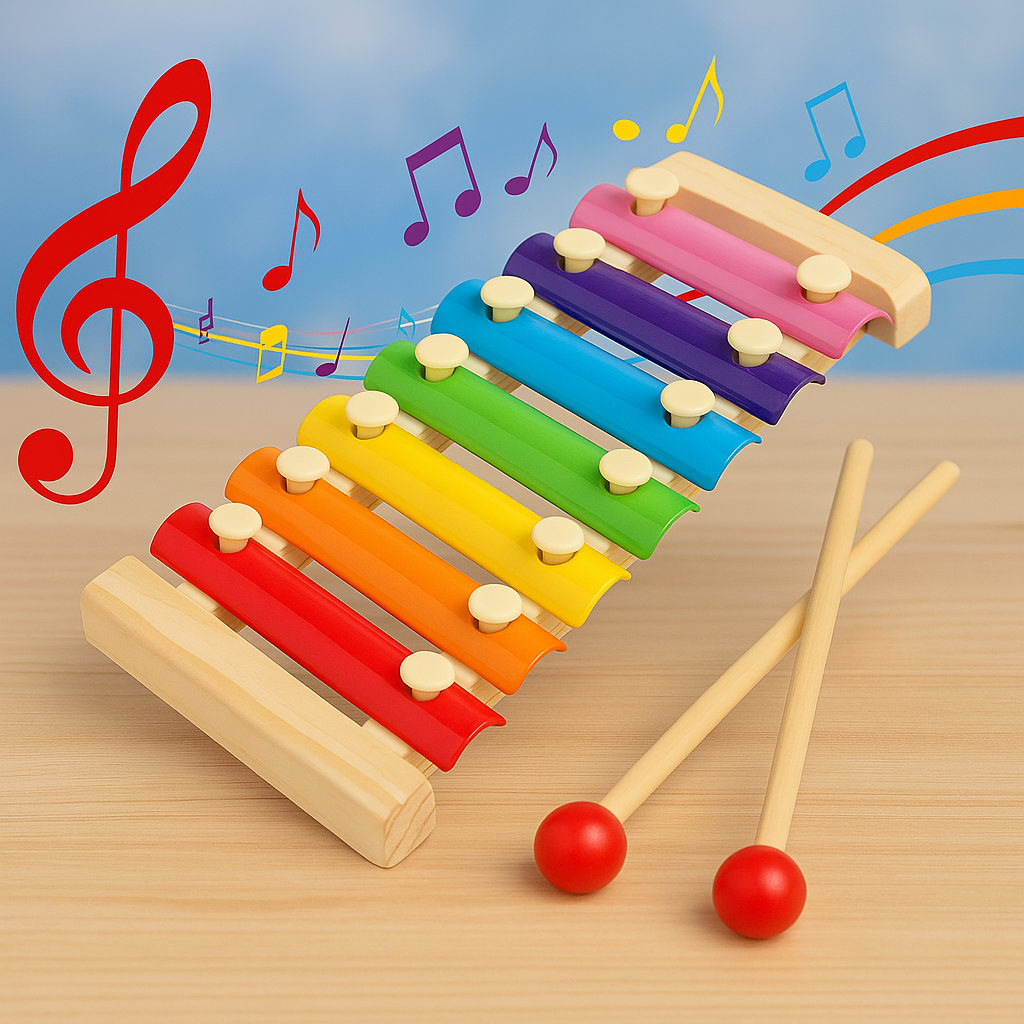 Wooden Montessori 6-in-1 Play & Learn Bundle for Growing Minds