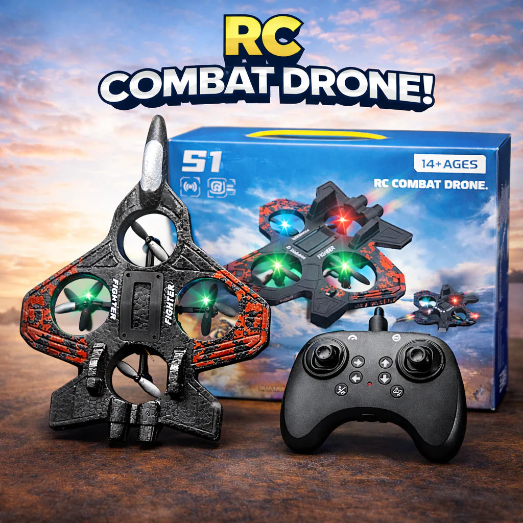 2.4GHz RC Thunder Fighter Jet Model | RC Combat Aircraft Drone | Premium Quality