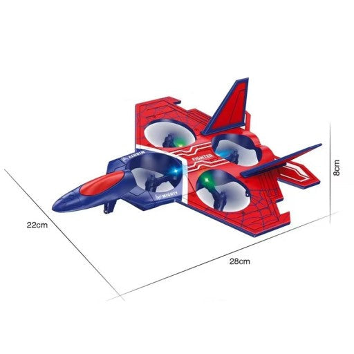 2.4GHz RC Thunder Fighter Jet Model | RC Combat Aircraft Drone | Premium Quality
