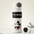 550ml Kids Stainless Steel Insulated Water Bottle with Straw &amp; Carry Strap | Leak-Proof Thermos
