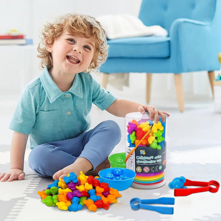 Multicolor Counting & Color Sorting Bears Activity Set