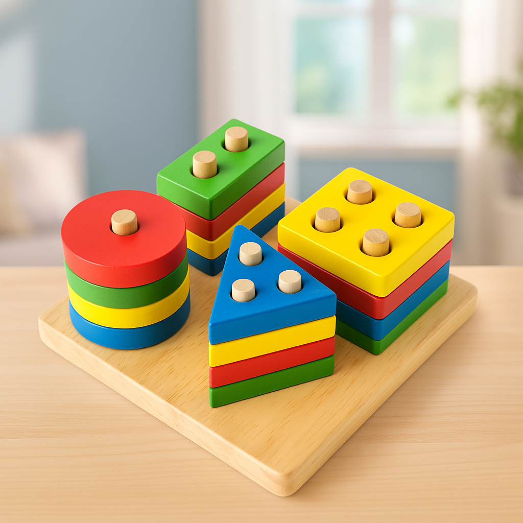 Wooden Montessori 6-in-1 Play & Learn Bundle for Growing Minds