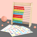 Wooden Computing Rack Abacus With Maths Activity