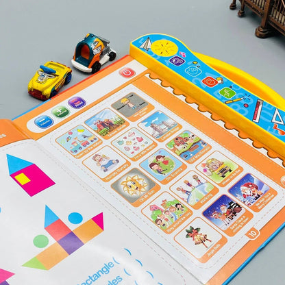 Intelligence Book for Kids | Educational Talking Sound Book with Letters, Numbers & Animals