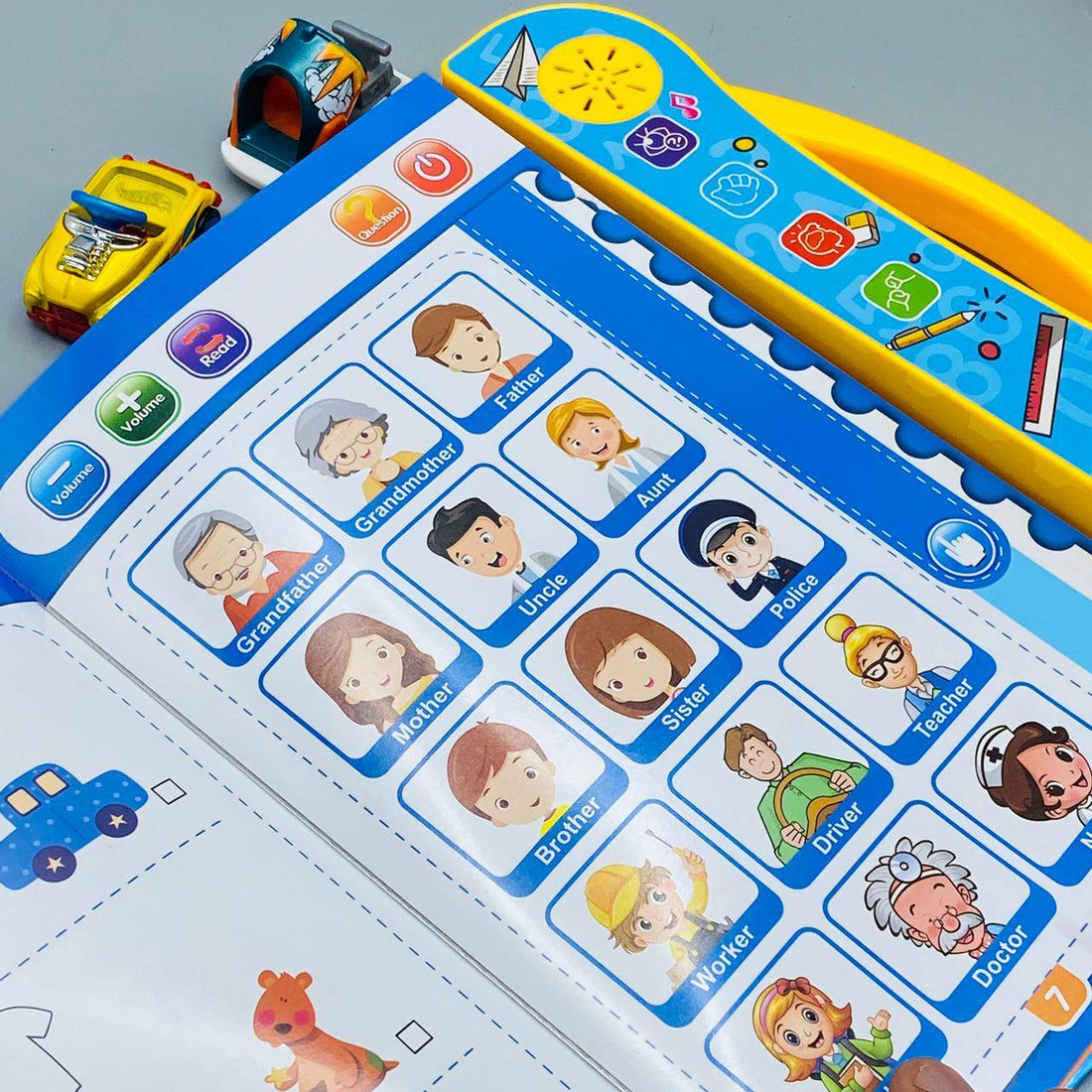 Intelligence Book for Kids | Educational Talking Sound Book with Letters, Numbers & Animals
