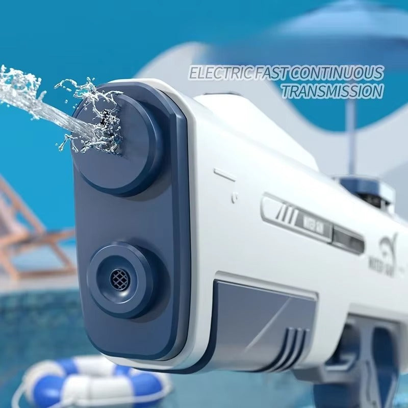 Electric Water Gun for Adults Kids,32ft Range,Battery-Powered Squirt Toy with Tank,
