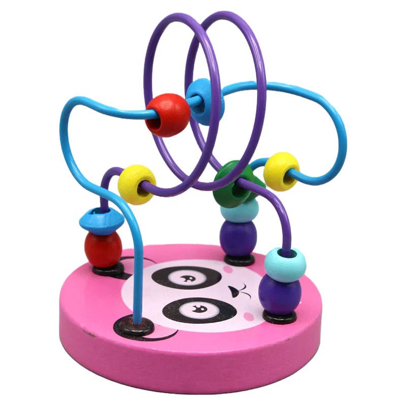 Wooden Spinning Mini Beads Maze Toy | Amusement with Learning