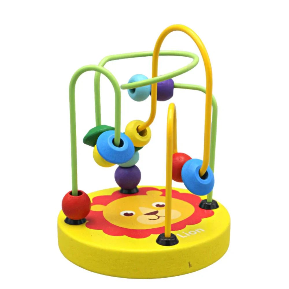 Wooden Spinning Mini Beads Maze Toy | Amusement with Learning
